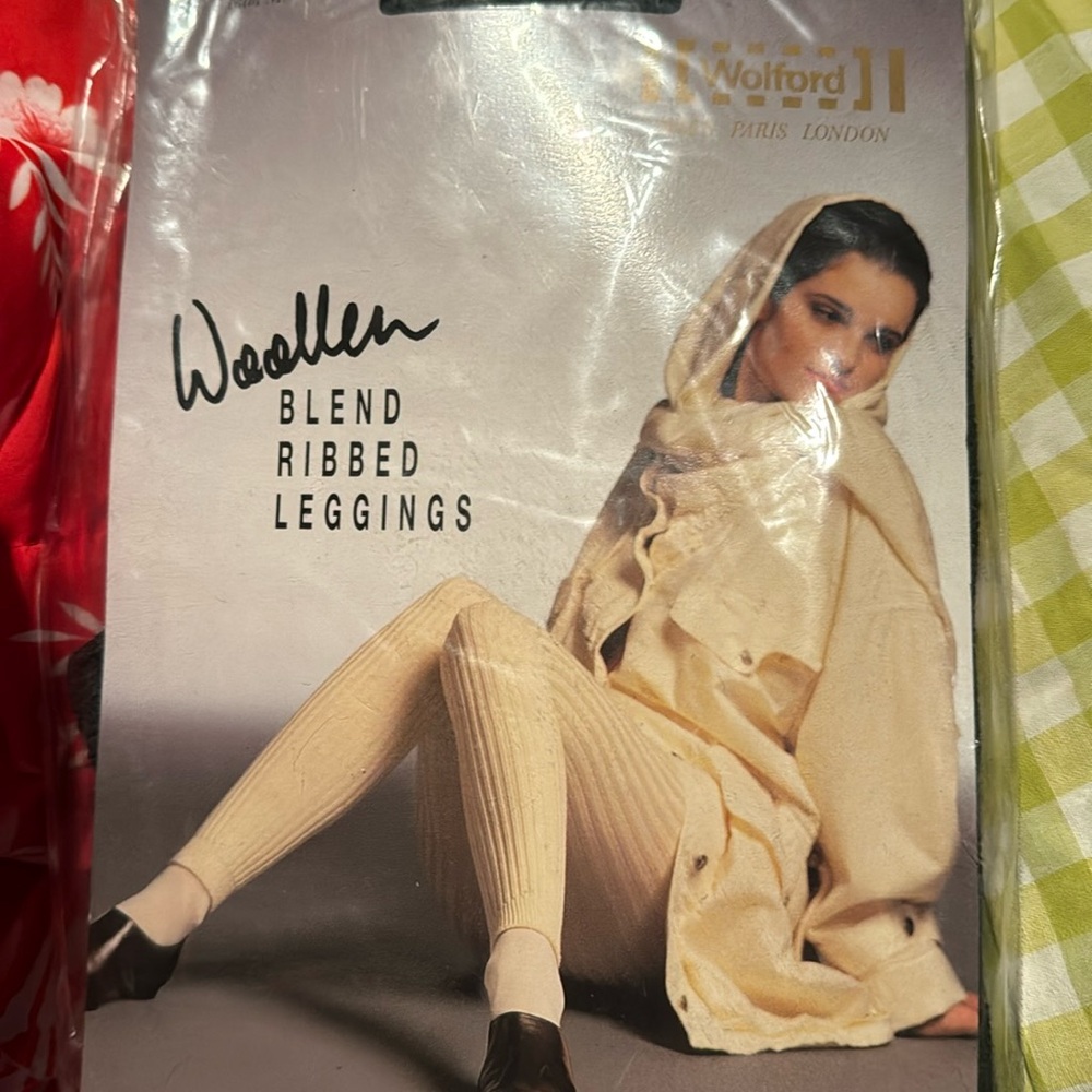 NIP Wolford Woollen Blend Ribbed Leggings m Anthr Mele 5’2-5’8 Hips 36-42 $269